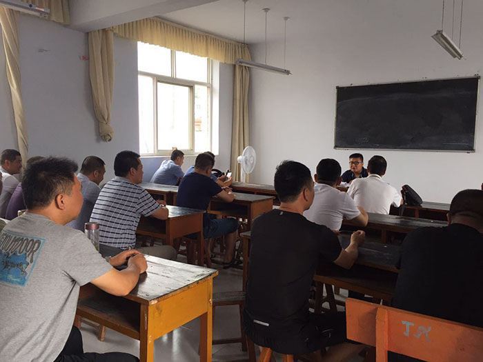 2017年8月份高技工、中技工的考試現(xiàn)場(chǎng)