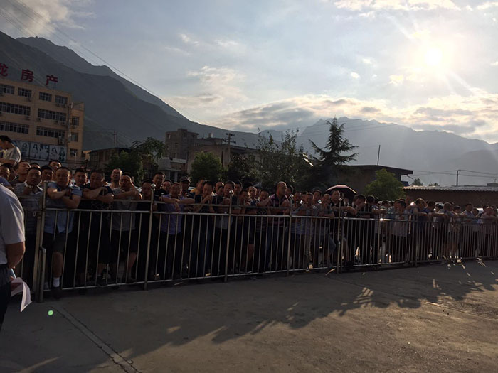 2017年8月份高技工、中技工的考試現(xiàn)場(chǎng)